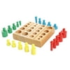 Montessori Wooden Cylinder Socket Family Pack Early Learning Education Toy