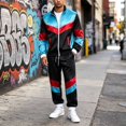 thumbnail image 2 of JFOPQVSM Men's Outfits From The 1980s Retro Color Suits with Jackets and Pants for Halloween Retro Parties Festivals and Street, 2 of 4