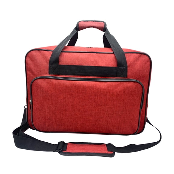 Sewing Machine Tote Bag Nylon Travel Carrying Tote Sewing Carrier Red