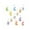 Multicolor, variant on Easter Decorations for Home 12 Pcs Colorful Foam Eggs & Bunny Ornaments Set, Easter Party Decorations for Tree, Wall & Table Displays