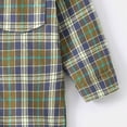thumbnail image 6 of 5-6T Little Kids Boys Stretch Long Sleeve Button Up Dress Shirt Kids Fall Winter Uniform Shirt for 18M-6T Little Kids, 6 of 8