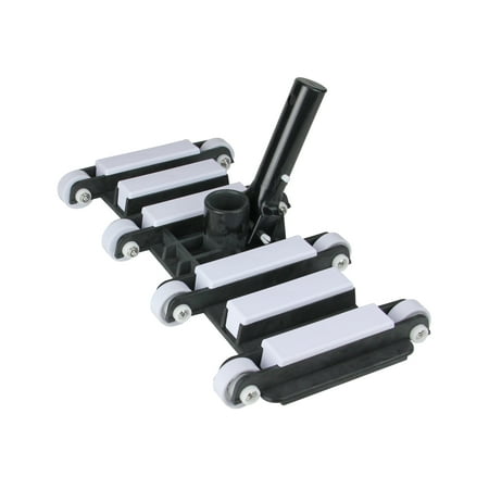 Pool Central Flexible Weighted Vacuum Head with Aluminum Handle 14" - White/Black