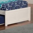 thumbnail image 2 of Leo & Lacey Urban Traditional Hardwood Storage Platform Bed, Twin, White, 2 of 3