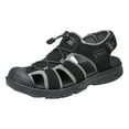 thumbnail image 2 of AUDeals Men Closed Toe Sandals, Flat Comfy Beach Shoes, Lightweight Breathable Summer Outdoor Shoes (Black, 10), 2 of 5