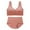 Pink, variant on Ohufall Bra and Panty Sets for Women Plus Size Women's Wireless Bra with Seamless Smooth Comfort T Shirt Bra Corset Bras for Women Bra and Panty Two Piece Sets