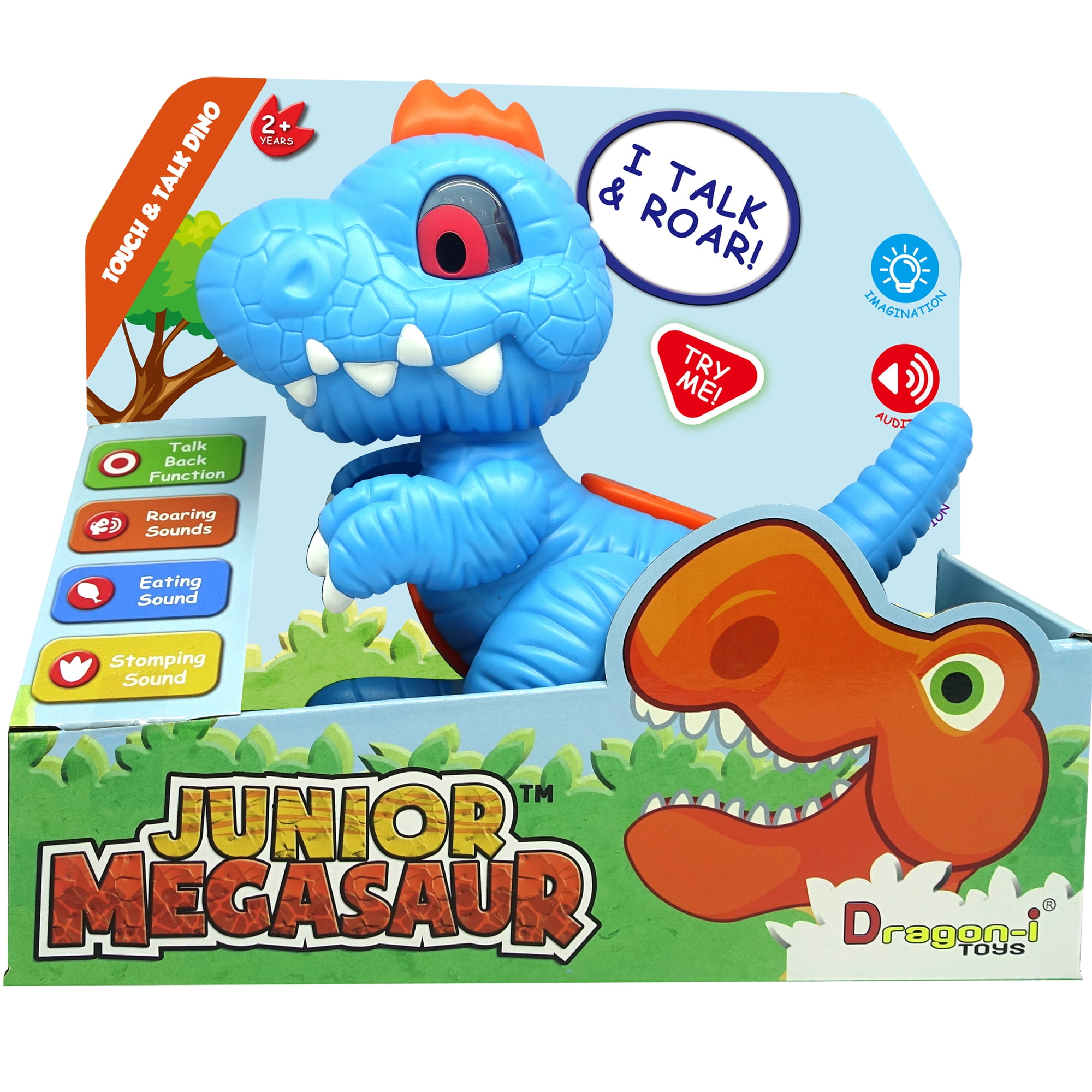 Junior Megasaur Interactive Touch and Talk Dinosaur Child Toy Dino Pre School 
