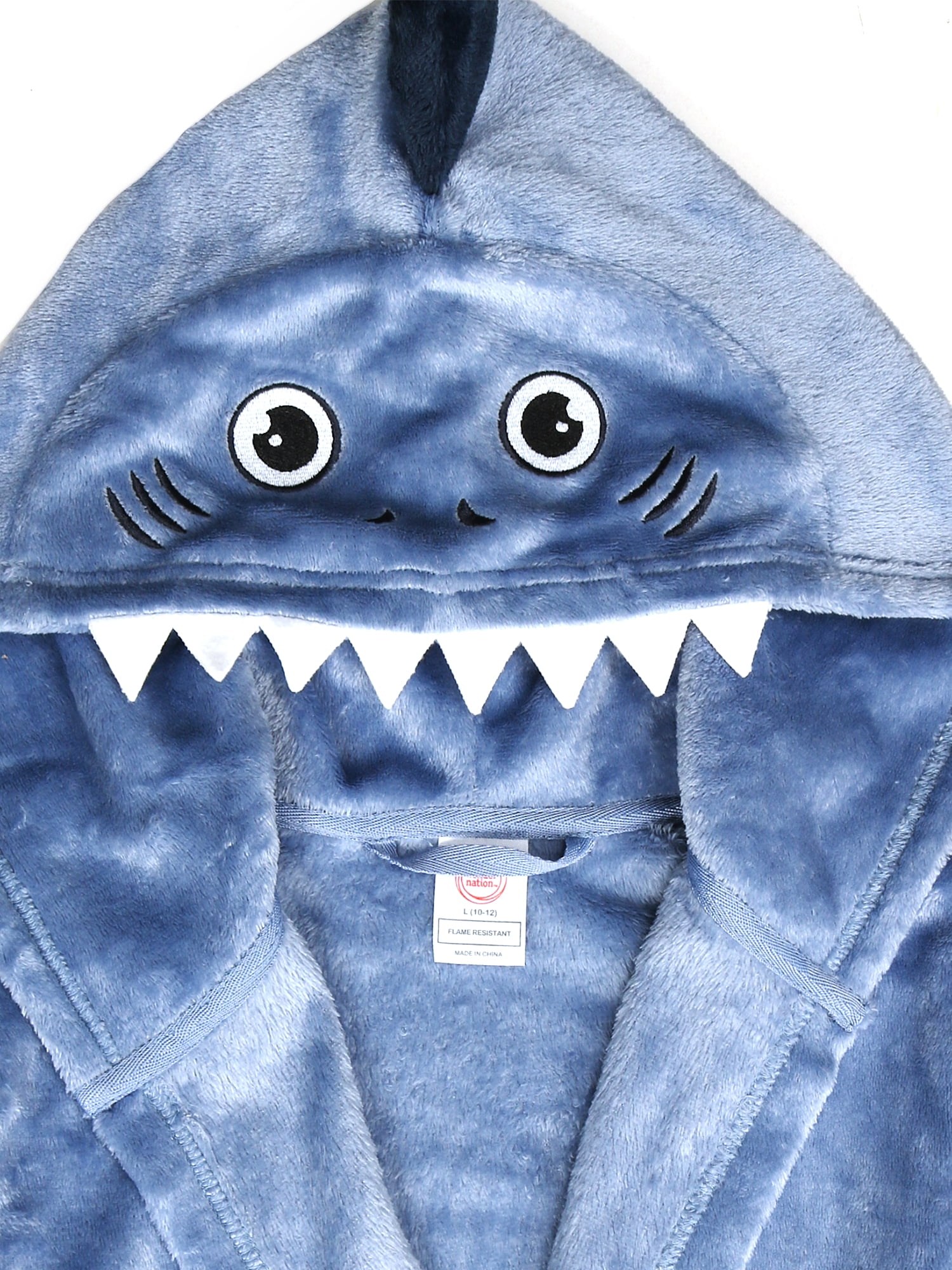 Wonder Nation Boys Shark Robe with Hood, Sizes 4-18 & Husky