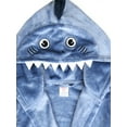 thumbnail image 3 of Wonder Nation Boys Shark Robe with Hood, Sizes 4-18 & Husky, 3 of 3