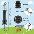 thumbnail image 2 of HAHDAXIA Pinces de Collier de Sécurité pour Chien, Lot de 5, Pinces de Collier à Griffes Réglables, Pinces de Secours Réfléchissantes à Double Extrémité, Connecteur de Laisse de Secours pour Harnais de Chien vers Collier, Pince de Sécurité, 2 of 7