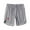 ☪406-Gray, variant on Men's Loose Split Running Workout Short Casual with Side Slit Training Shorts Elastic Bodybuilding Gym Lounge Short