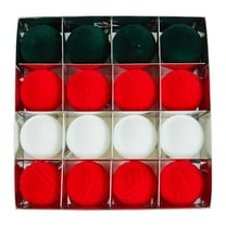 Yhmxh 16Pcs Christmas Balls Ornaments Hanging Balls Set, Xmas Ball Ornaments for Christmas Tree, Xmas Baubles for Tree Wreath Party Decor, Christmas Decorations Hanging Ball for Indoor Outdoor Home