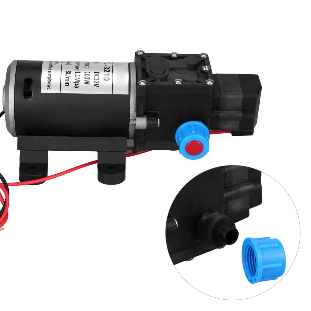 Details about   100W 8L/Min 160Psi High Pressure Diaphragm Self Priming Water Pump for Wash 