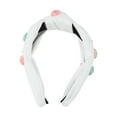thumbnail image 4 of Unique Bargains 1 Pc Vintage Floral Headbands for Women White, 4 of 6
