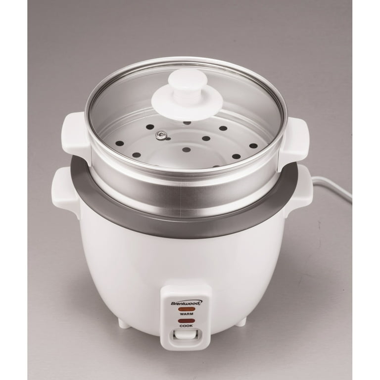 Brentwood 4 Cup Rice Cooker with Steamer
