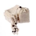 thumbnail image 3 of 10 bolsas ahorradoras de jabón, bolsa de jabón exfoliante de sisal natural para hacer espuma y secar las barras de jabón, jabón de ducha (beige, 9 x 14 cm), 3 of 5