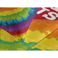 thumbnail image 4 of Ambesonne Pride Quilted Bedspread Set 3 Pcs, Love Wins Tie Dye Effect, King Size, Multicolor, 4 of 5