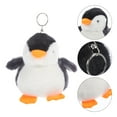 thumbnail image 3 of Llavero de muñeco de pingüino de peluche, elegante colgante para bolso, encantador llavero de animal de dibujos animados, decoración., 3 of 7