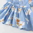 thumbnail image 7 of THDHVS Girls Casual Dresses,Summer Dresses for Girls,Toddler Kids Baby Girls Fashion Cute Short Sleeve Sweet Flower Print Dress, 7 of 7