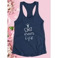 thumbnail image 3 of Mom Life Bowtie And Crown Racerback Tank Women -Image by Shutterstock, Female XX-Large, 3 of 4