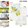 thumbnail image 3 of GZHJMY Lemon Daisy Flowers Dots Cotton Towels Set 2 Pcs Absorbent Hand Towel Face Towels Kitchen Towels Bath Towels for Bathroom Laundry Room Kitchen 16 x 28 Inches, 3 of 7