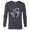 Charcoal Heather, variant on Marvel Spider-Man: Across the Spider-Verse Miles Gwen Hobie - Long Sleeve T-Shirt for Men - Customized-White