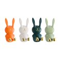 thumbnail image 2 of Punch Free Bathroom Hooks Strong Non-Marking Sticky Hook Multifunctional Plug Holder Toothbrush Holder Wash Cup Drainer, 2 of 5