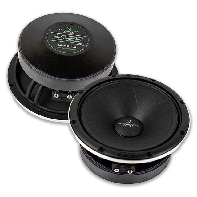 Deaf Bonce Juego de altavoces de rango medio de 6,5" 180 W RMS 4 ohmios Apocalypse Series AP-M61AC