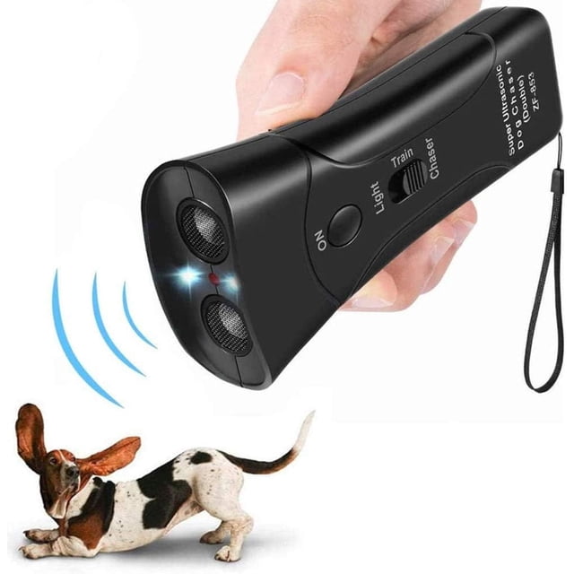 Dispositivo ultrasónico de entrenamiento de perros Dispositivo electrónico de disuasión de perros/Dispositivos de control de ladridos de perros Herramienta de entrenamiento Dejar de ladrar R
