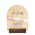 thumbnail image 1 of Baby Reveal Wooden Sign, Pregnancy Announcement for Dad, Hi Daddy Pregnancy Test Keepsake, Daddy-to-Be Gift, Pregnancy Reveal for Husband, 1 of 5