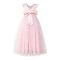 thumbnail image 5 of Kids Girls Christmas Dress Crew Neck Sleeveless Dress Winter Dresses Girls Christmas Outfit Christmas Dresses for Toddler Girls 8-9 Years, 5 of 5