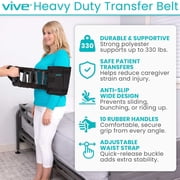 Vive Transfer Sling with Handles – Padded Gait Belt for Lifting and Standing Assistance – Heavy Duty Mobility Aid for Seniors, Disabled, and Injured Patients
