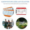 thumbnail image 2 of CIMAXIC 1pc Creative Transparent Postcard Storage Album Cards Tickets Collector,9.06"X5"X1.38", 2 of 5
