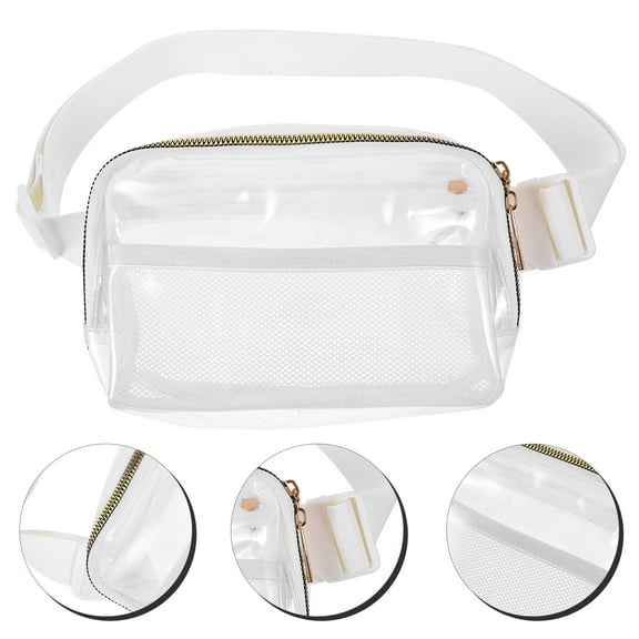 HOMEMAXS Belt Bag Running Waist Bags Sling for Women Fashion and White