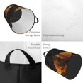 thumbnail image 2 of Fotbe Cool Black Eagle Cesto de Ropa con Asas, Cesto Impermeable de Gran Capacidad, Bolsa de Lavado para Dormitorio, Cesto de Ropa con Ruedas y Asas-Small, 2 of 6