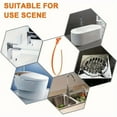 thumbnail image 4 of 6pcs Drain Clog Remover Tool, Sink Snake Cleaner Drain Auger Sewer toilet dredge, Snake Drain for Hair Remover Tool For Sewer, Toilet, Kitchen Sink, Bathroom Tub, 4 of 9