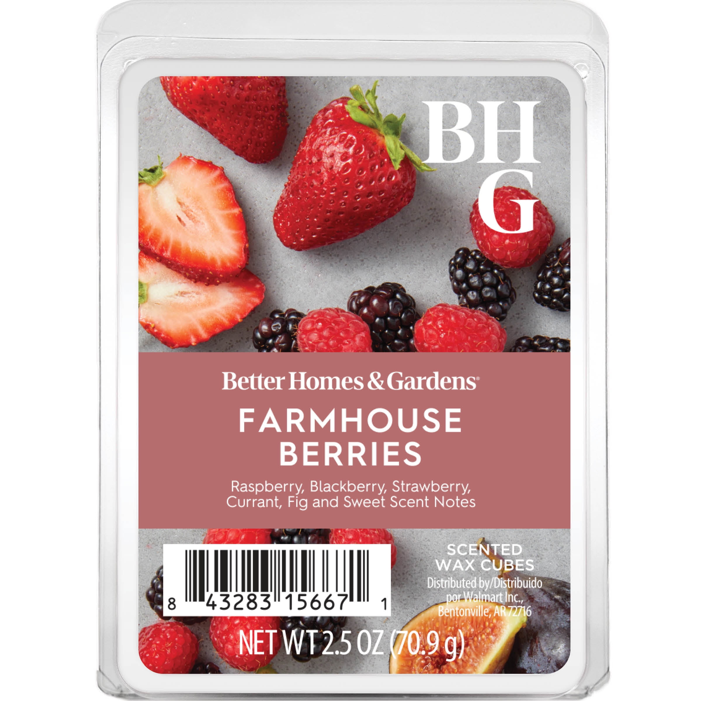 3 pack) Farmhouse Berries Scented Wax Melts, Better Homes