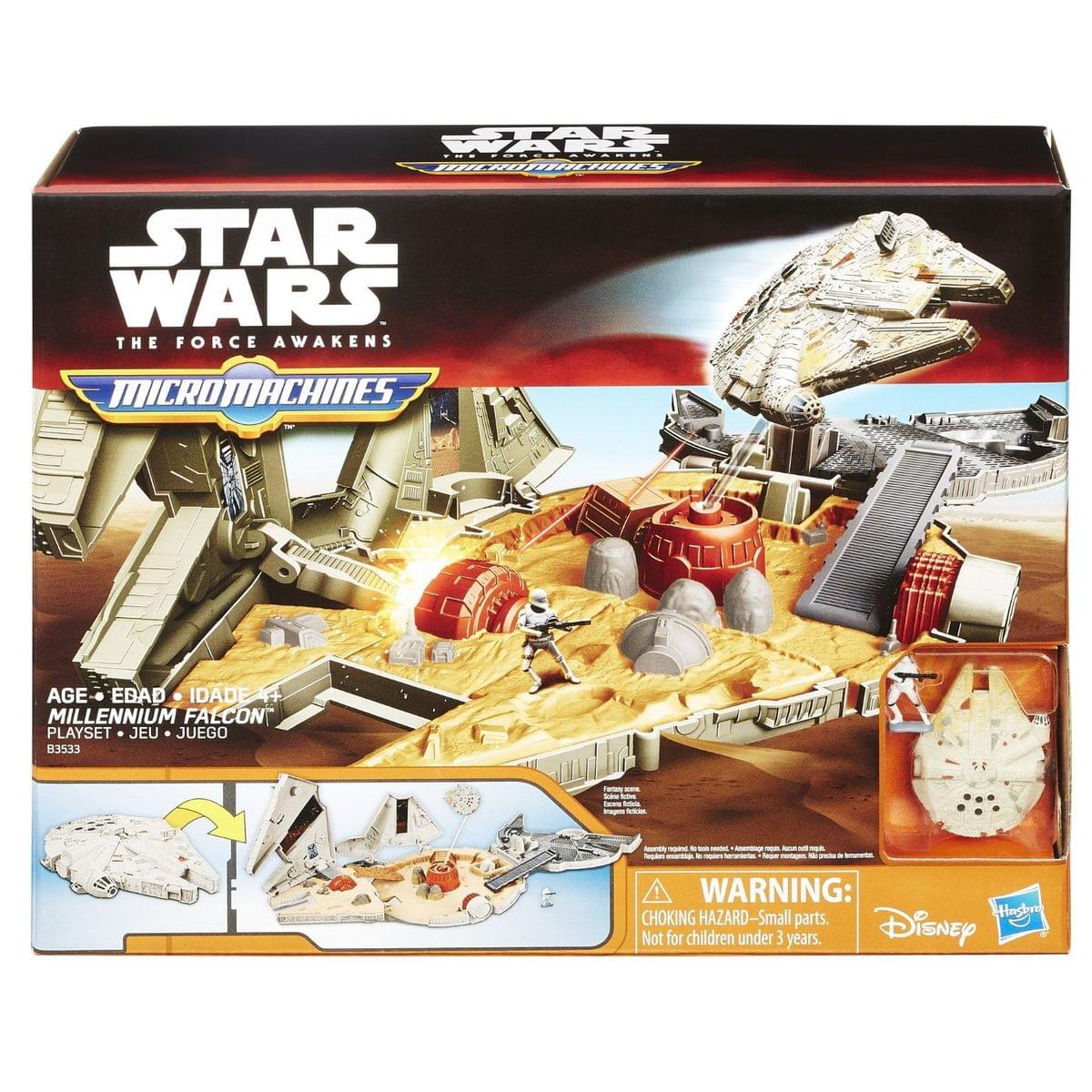 Star Wars The Force Awakens Micro Machines Millennium Falcon Playset - image 3 of 4