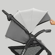 Chicco Bravo LE ClearTex Quick-Fold Stroller - Pewter (Grey), New