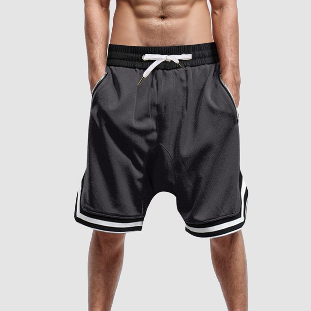 WILLBEST Pantalones Cortos Deportivos para Hombre, de Moda, Elásticos, Informales, de Malla, con Bolsillo Liso y Elásticos