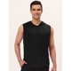 thumbnail image 2 of Lars Amadeus Camiseta sin mangas con capucha para hombre, camiseta de entrenamiento, gimnasio, camisetas sin mangas con capucha Negro L Unique Bargains Camiseta, 2 of 6