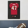 thumbnail image 3 of John Lynch Tampa Bay Buccaneers Framed 27" x 39" Retired Jersey Art Print, 3 of 3