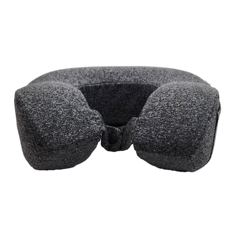 Protege Cool Touch Memory Foam Neck Pillow Travel Set, Gray photo 8