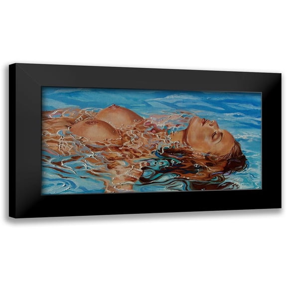 Luniak, Monika 14x9 Black Modern Framed Museum Art Print Titled - Relax Time