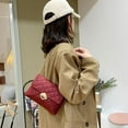 thumbnail image 2 of LHSHID Fashion Shoulder Crossbody Bag For Women Pu Leather Diamond Pattern Bag Female Designer Casual Solid Color Messenger Bag Purse, 2 of 6