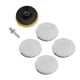 thumbnail image 1 of Almohadilla De Pulido, Fácil De Montar Adaptador De Taladro De 5/8 Pulg.-11 Kit De Almohadilla De Pulido De Lana Suave De 3 Pulg. Para Pulidor De Automóviles, 1 of 7