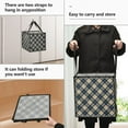 thumbnail image 2 of Home Organizer Foldable Fabric Storage Bin With Handle Vintage Plaid, 2 of 7