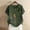 Army Green, variant on Blczomt Short Sleeve Womens Tops Trendy Spring Summer Dressy Casual Shirt Crew Neck Floral Green Loose Fit Womens Blouses