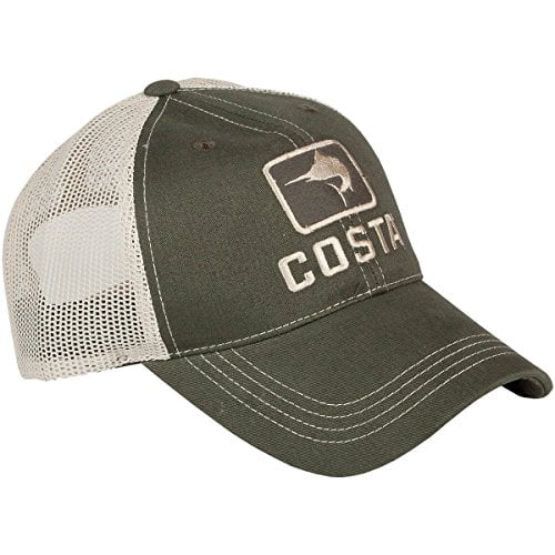 Costa Del Mar Marlin Trucker Hat, Moss 