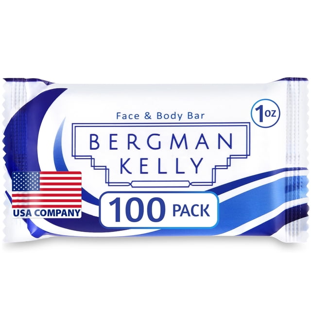 Jabón en barra BERGMAN KELLY Hotel White Tea, 30 ml, paquete de 100