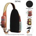 thumbnail image 3 of Sling Backpack Crossbody Shoulder BagCrossbody Sling Bag for Hiking Dating Gym Cycling Working Cactus Desert, 3 of 6